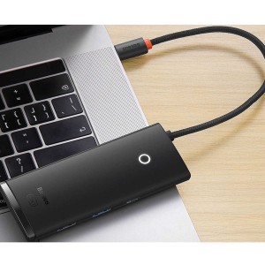 هاب 6 پورت باسئوس مدل WKQX050101 USB-C